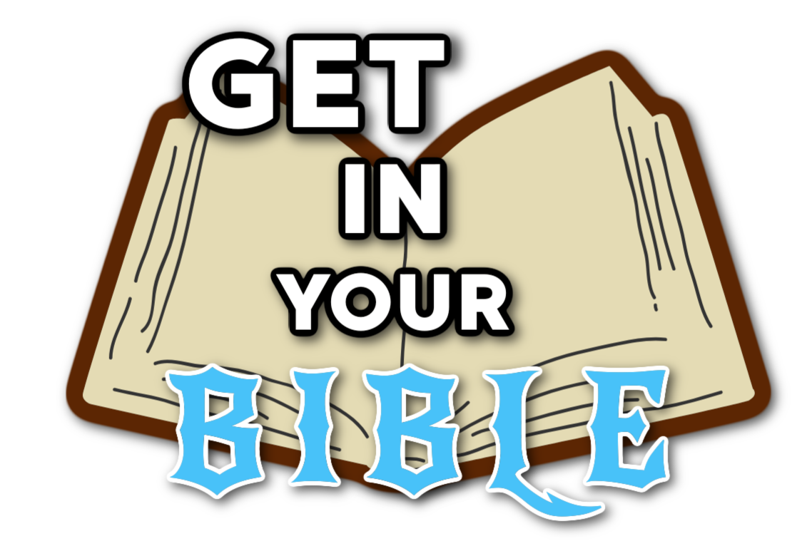 "Get In Your Bible" Sticker