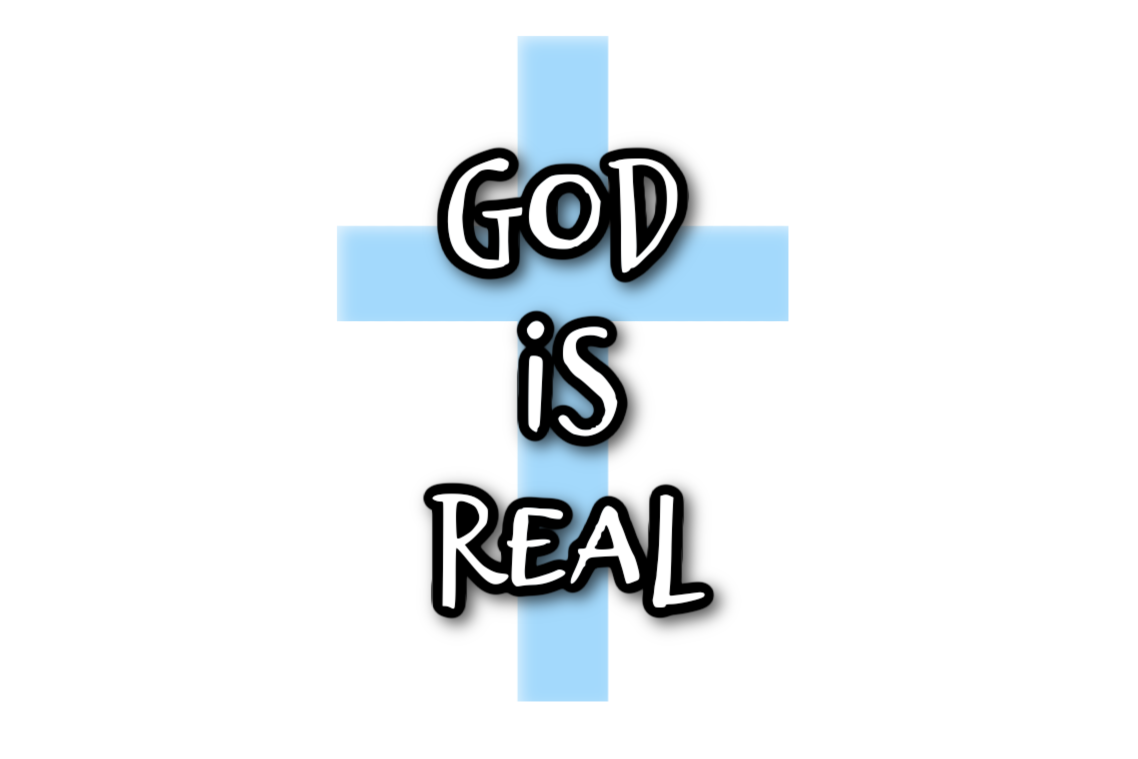 "GOD IS REAL" Sticker