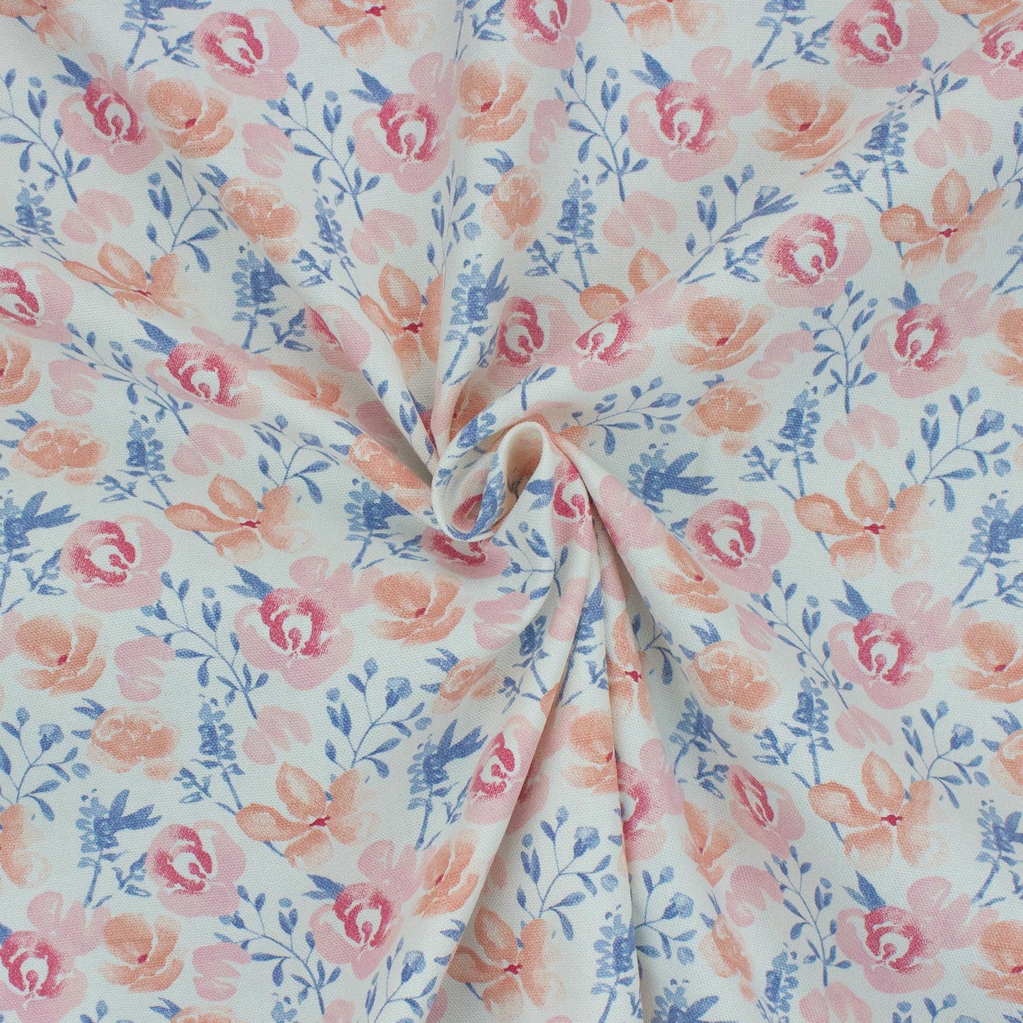 Pink Floral Apron with Pockets