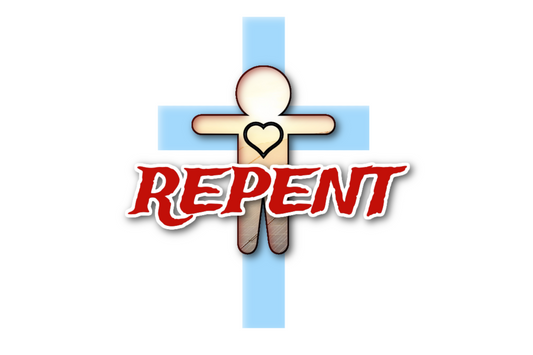 "REPENT" Sticker