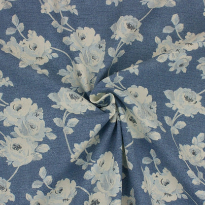 Blue Butterfly Apron with Pockets